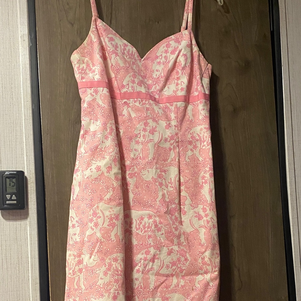 Lilly Pulitzer Pink and Cream Mini Dress